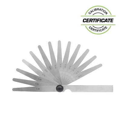 Søgerblade 0,05-1,00 mm (13 blade) 100 mm med konisk afrunding og 10 mm bredde (Inkl. Certifikat)